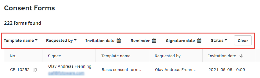 Consent form management - filters.png