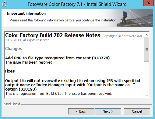 Color Factory release notes