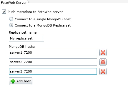 Configuring Index Manager to push metadata to a mongodb replica set